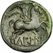 Unit, Iberia (ancient), 125 BC - 76 BC reverse image