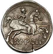 Denarius, Iberia (ancient), 135 BC - 101 BC reverse image