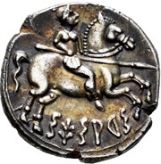 Denarius, Iberia (ancient), 175 BC - 126 BC reverse image