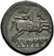 Unit Straight inscription, Iberia (ancient), 100 BC - 76 BC reverse image