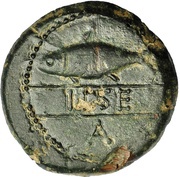As, Iberia (ancient), 175 BC - 126 BC reverse image