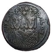 Follis - Michael II and Theophilos Constantinople obverse image