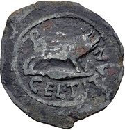As, Iberia (ancient), 200 BC - 151 BC reverse image