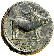 As, Iberia (ancient), 175 BC - 126 BC reverse image