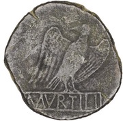 As, Iberia (ancient), 125 BC - 101 BC reverse image