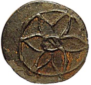 Potin unit - Kadambas of Banavasi - Krishnavarma II obverse image