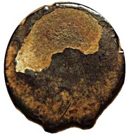 Potin unit - Kadambas of Banavasi - Krishnavarma II reverse image