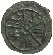 Potin unit - Kadambas of Banavasi - Krishnavarman II obverse image
