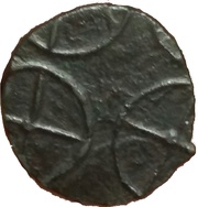 Potin unit - Kadambas of Banavasi - Krishnavarman II reverse image