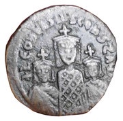 Follis - Basil I, Leo VI and Constantine VII Constantinopolis obverse image
