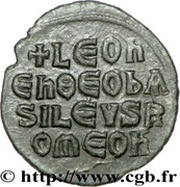 Follis - Leo VI Constantinopolis, Byzantine states, 886-912 reverse image