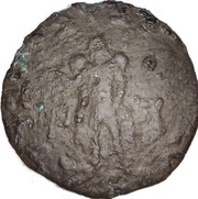Tri-Chalkon- Azes II Indo-Scythian Kingdom reverse image