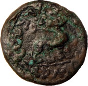 Hexa Chalkon - Azes II Indo-Scythian Kingdom, India (ancient), 35 BC - 5 AD reverse image