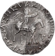 Tetradrachm - Azes II Taxila mint obverse image