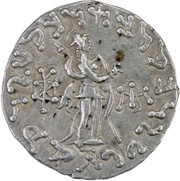 Tetradrachm - Azes II, India (ancient), 35 BC - 12 BC reverse image