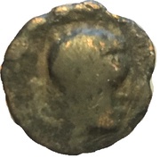 Æ reduced tetradrachm Indo-Scythian obverse image