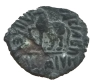 Drachm - Heliocles imitation Indo-Scythian, India (ancient), 80 BC reverse image
