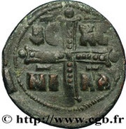 Follis - Anonymous Class C Constantinopolis, Byzantine states, 1034-1041 reverse image