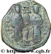 Follis - Constantine X and Eudokia Constantinopolis, Byzantine states, 1059-1067 reverse image