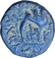 Di-Chalkon - Kujula Kadphises, India (ancient), 30-80 reverse image