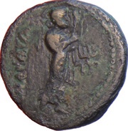 Didrachm - Kanishka I, India (ancient), 128-150 reverse image