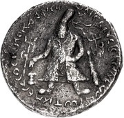 Tetradrachm - Vima Kadphises obverse image