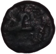 Tetradrachm - Huvishka Couch-Lounger; Nana, the Nature Goddess obverse image