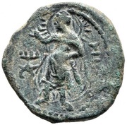 Tetradrachm - Huviska, India (ancient), 151-190 reverse image