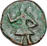 Tetradrachm - Kaniska Imitative Type Bihar obverse image