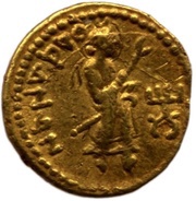 ¼ Dinar - Kanishka I, India (ancient), 127-150 reverse image
