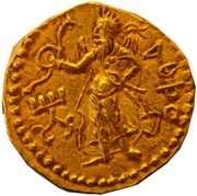 ¼ Dinar - Kanishka I reverse image