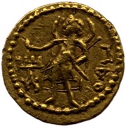 ¼ Dinar - Kanishka I, India (ancient), 127-150 reverse image