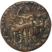 2 Tetradrachm - Vima Kadphises, India (ancient), 100-128 reverse image