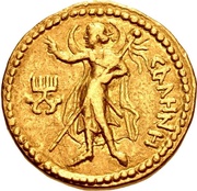 1 Dinar - Kanishka I, India (ancient), 127-151 reverse image