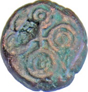 Karshapana - Ujjain/Avanti Region, India (ancient), 200 BC - 100 BC reverse image
