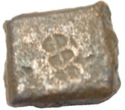 Copper Karshapana, India (ancient), 340 BC - 181 BC reverse image