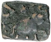 ½ Karshapana - Rano Siri Satakarni obverse image
