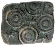½ Karshapana - Rano Siri Satakarni reverse image