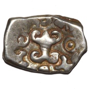 ¼ Karshapana - Saurashtra Janapada obverse image