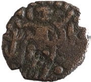 Sundarapandyan Coin Later Pandyas - 13-14 Century AD, India (ancient), 1216-1345 reverse image