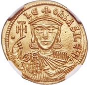 Solidus - Leo V Constantinopolis obverse image