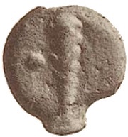 1 Uncia Cantharus series; dot to the left obverse image