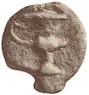 1 Uncia Cantharus series; dot to the left reverse image