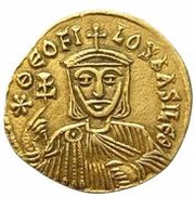 Solidus - Theophilus, with Constantine and Michael II obverse image
