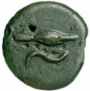 ½ As Without caduceus, Italy (ancient), 301 BC - 201 BC reverse image