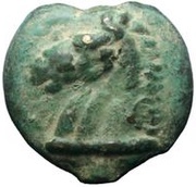 1 As Without symbol; dagger left, Italy (ancient), 275 BC - 225 BC reverse image