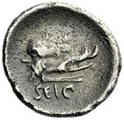 1 Obol With caduceus reverse image