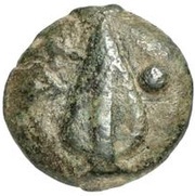1 Uncia Heavy type; dot to the right, Italy (ancient), 280 BC - 240 BC reverse image