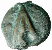 1 Uncia Light type, Italy (ancient), 220 BC - 201 BC reverse image