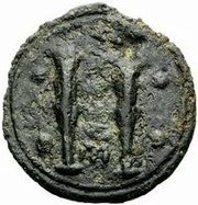 1 Triens Light type, Italy (ancient), 220 BC - 201 BC reverse image